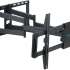 Кронштейн для телевизора Kromax ATLANTIS-70, 32-75", настенный, поворотно-выдвижной и наклонный,  черный [20253]